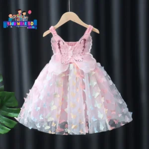 Butterfly Fairy Tulle Party Dress for Girls.
