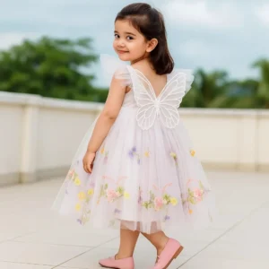 Fairy Garden Wings Tulle Dress.