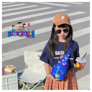 Dinosaur Kids Mini Sling Bag / Crossbody Backpack.